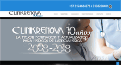 Desktop Screenshot of clinikrenova.com