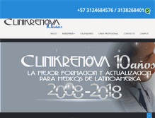 Tablet Screenshot of clinikrenova.com